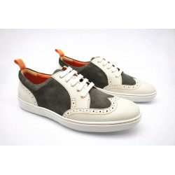 Sneakers JACK'S Gris - Ivoire (model unique)