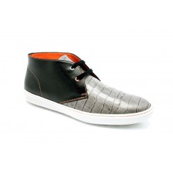 Sneakers Medium JACK'S Noir - Gris Caïman