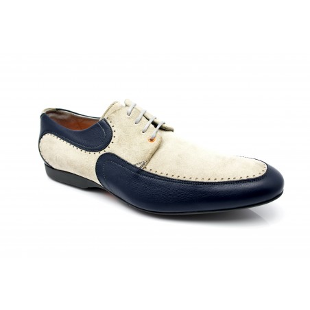 Derby LEO Navy - Beige (prototype / unique)
